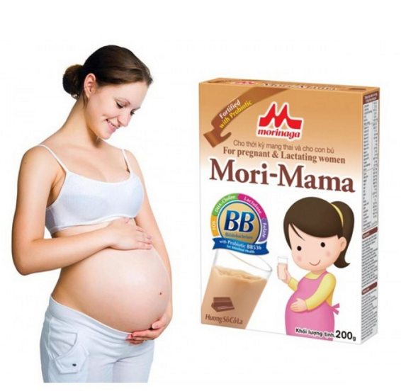 Sữa bầu Mori Mama 200g vị Socola  1