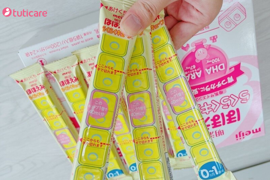 Sữa Meiji thanh 0 1 giá bao nhiêu là câu hỏi rất nhiều mẹ quan tâm