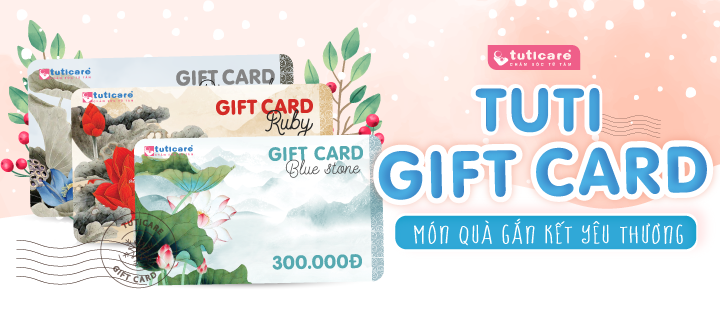 TutiCare Gift Card - Món quà gắn kết yêu thương