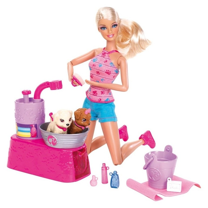 Búp bê Barbie Nghịch nước cùng cún cưng 4