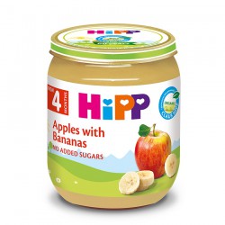Dinh dưỡng đóng lọ HiPP chuối táo 125g