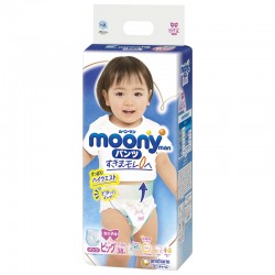 Bỉm quần bé gái Moony Nhật size XL38 (12-17kg)