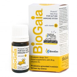 Men vi sinh BioGaia Protectis Drops + Vitamin D3 5ml