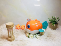 Hola - Đồ chơi Cá Điện bơi dưới nước, có đèn và phun nước