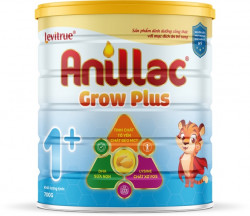 Anillac Grow Plus 1+, sữa cao năng lượng giúp trẻ tăng cân an toàn