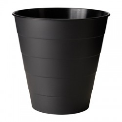 Thùng rác IKea - FNISS (Wastepaper basket) màu đen