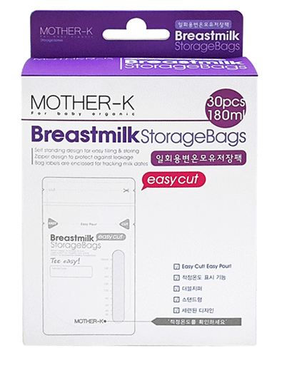 Túi trữ sữa MotherK EasyPour cảm ứng nhiệt Hàn Quốc 30 chiếc 1