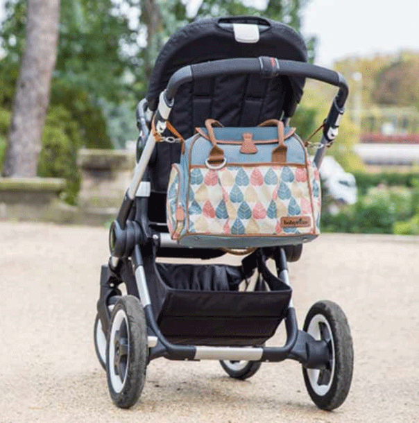 Túi đựng đồ Babymoov Style cho mẹ & bé (Màu hoa xanh) 4