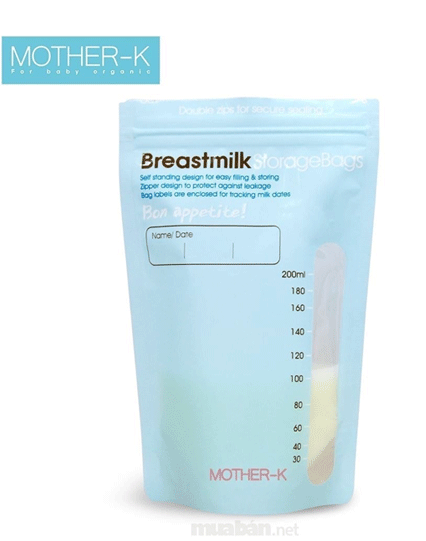 Túi trữ sữa MotherK cảm ứng nhiệt Hàn Quốc 60 chiếc 2