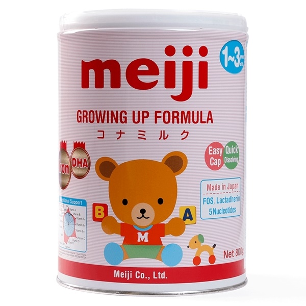 sữa bột Meiji 1 - 3 tuổi Growing up Formula 800g