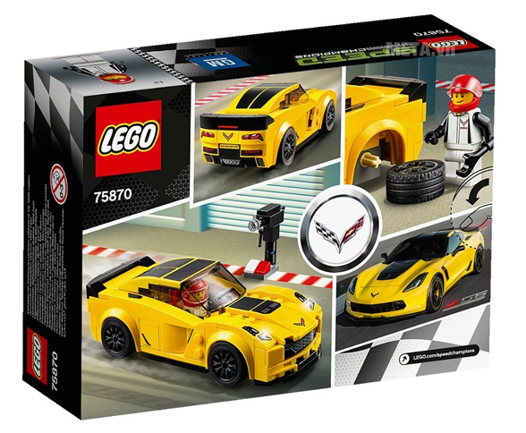 Đồ chơi ghép hình Lego - Xe Đua Chevrolet Corvette Z06 1