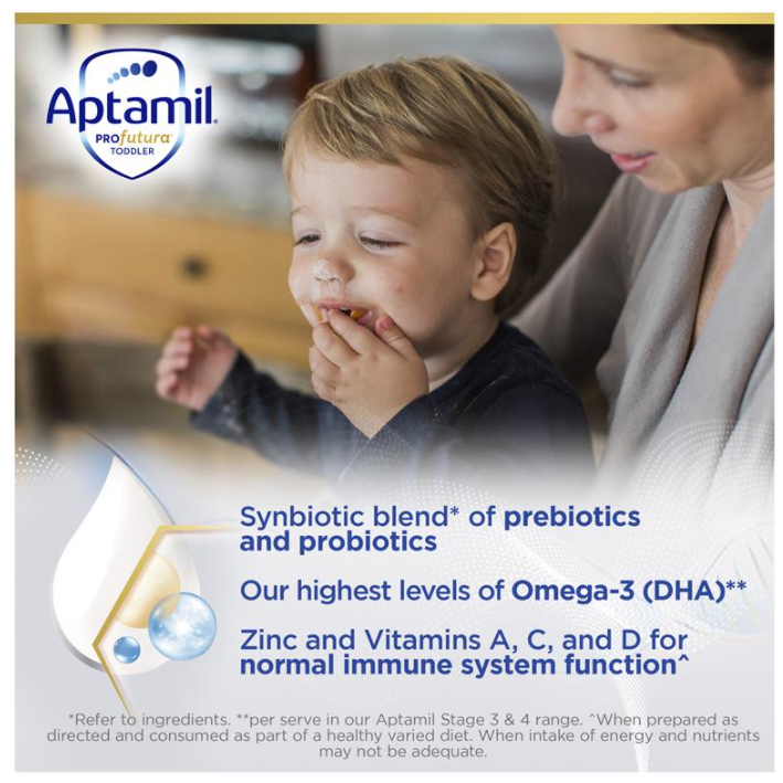 sữa aptamil profutura úc số 3 cung cấp dưỡng chất toàn diện cho bé
