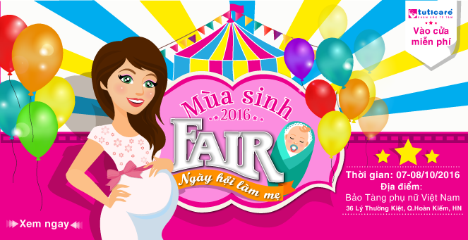 Không khí tưng bừng Ngày Hội Làm Mẹ - Mùa Sinh Fair 2016.
