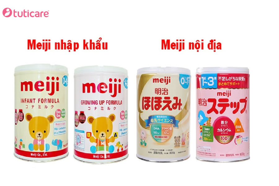 Sữa Meiji nhập khẩu và nội địa có gì khác nhau?
