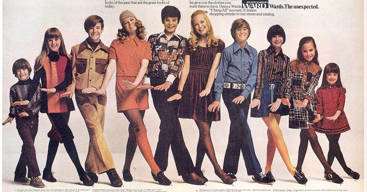 Nhìn lại phong cách thời trang vintage trẻ em qua các thập niên 60, 70, 80