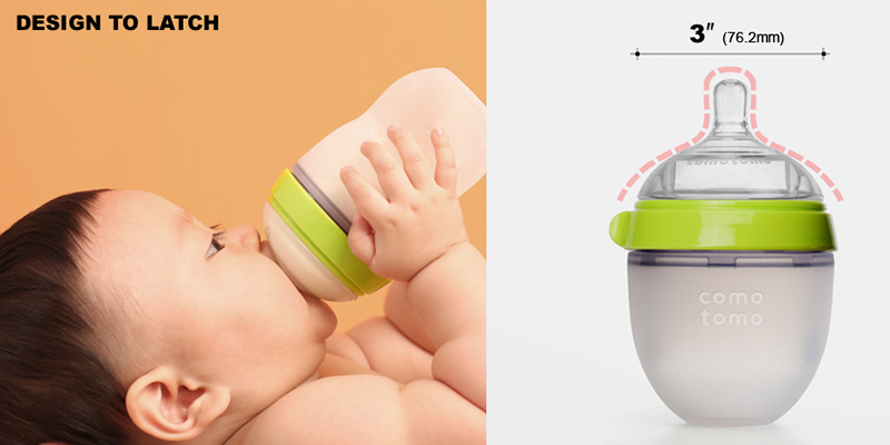Cách dùng bình sữa Comotomo giúp loại khí thừa, đầy hơi chướng bụng cho bé