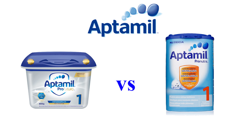 So sánh sữa Aptamil Đức xanh và Bạc