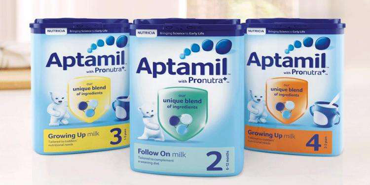 Giá sữa aptamil của Anh cập nhật mới nhất