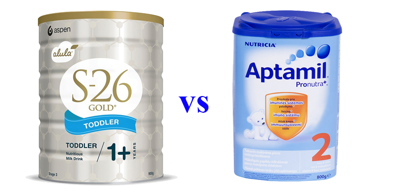 Sữa Aptamil và S26 loại nào tốt hơn?