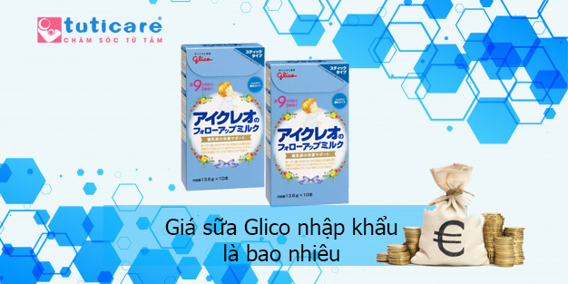 Giá sữa Glico nhập khẩu là bao nhiêu