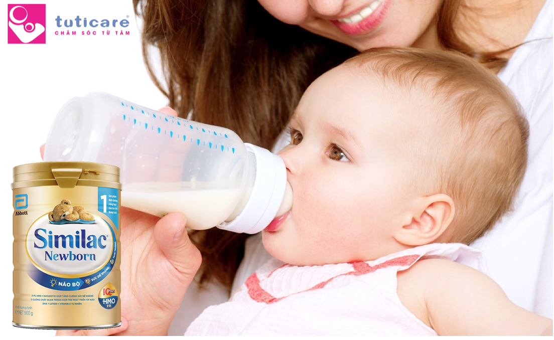 Trẻ sơ sinh uống sữa Similac HMO có tăng cân không? 