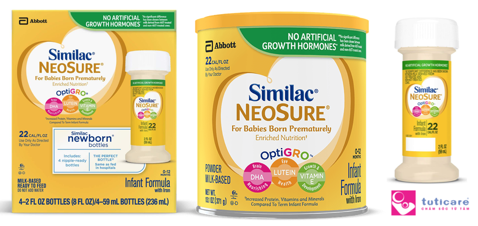 Similac Neosure - giải pháp cho trẻ sinh non: Sữa Similac Neosure Mỹ có tốt không? 