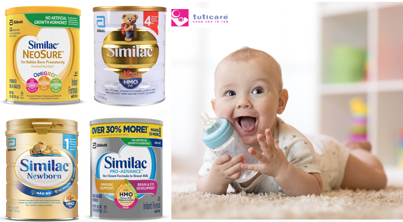 Top 3 sữa Similac tốt nhất cho trẻ sơ sinh.