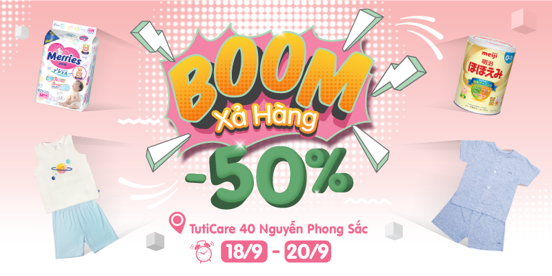 BOOM xả hàng 50% - duy nhất tại 40 Nguyễn Phong Sắc