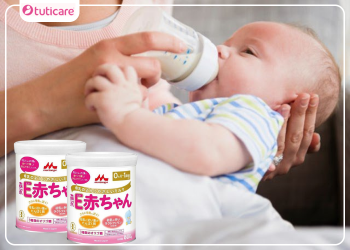 Review sữa Morinaga E-Akachan cho trẻ sinh non