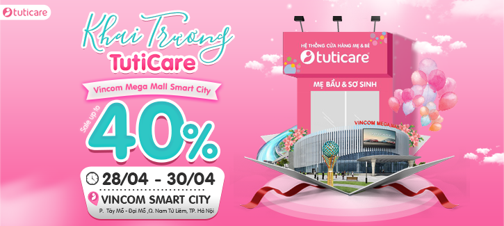 [Khai trương] TutiCare Vincom Smart City - Ưu đãi cực hời - Sale up to 40%++