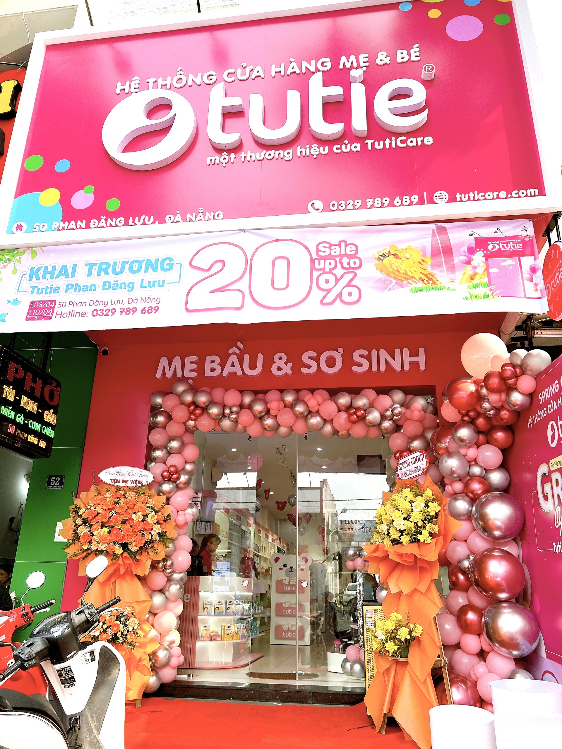 [Lời Cảm Ơn] Mừng khai trương cửa hàng Tutie Phan Đăng Lưu, Hải Châu, Đà Nẵng