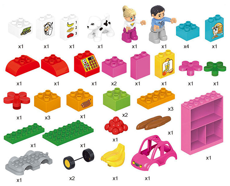 Lego Cửa Hàng Thời Trang Gorock 1040 (41 miếng)