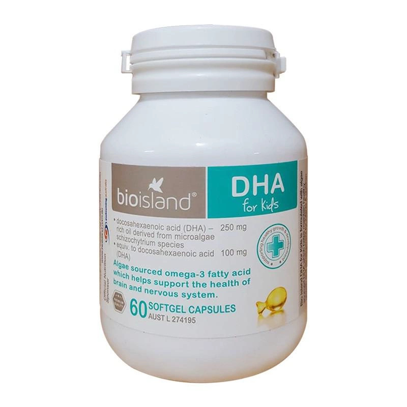 Bioisland - Vitamin DHA Trẻ em 60v