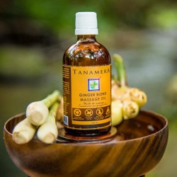 Dầu massage hỗn hợp gừng Tanamera Ginger Blend Massage Oil (100ml & 50ml) 