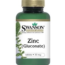 Thuốc hỗ trợ chức năng miễn dịch Swanson Zinc (gluconate) 30mg				
