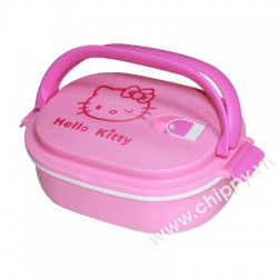 Hộp cơm Hello Kitty nhựa hồng XYQ6