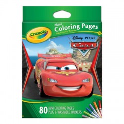  Bộ bút giấy tô màu Crayola 0450560008  hình xe hơi 