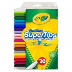 Bút lông 20 màu  Super Tips - Crayola 5881061019