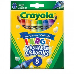 Bút sáp 8 màu loại lớn - Crayola 5232803012