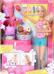 Búp bê Barbie Nghịch nước cùng cún cưng