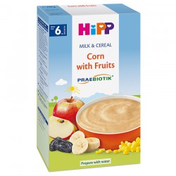 Bột dinh dưỡng Hipp sữa, bắp, hoa quả (250g, từ 6 tháng)