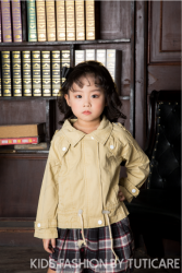 Áo khoác kaki Beekids màu vàng (2 - 6 tuổi)