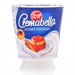 Sữa chua nguyên kem Zott Cremabella 120g - Mứt táo nướng