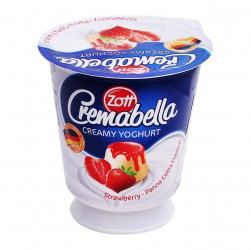 Sữa chua nguyên kem Zott Cremabella 120g - Dâu tây