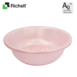 Chậu rửa mặt Richell kháng khuẩn cho bé (2.6L - hồng) 
