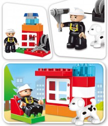 Lego Sở Cứu Hỏa Thành Phố Gorock 1011 (19 miếng)