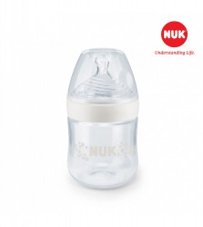 Bình sữa NUK Nature Sense nhựa PP 150ml núm ti Silicone S1 - M