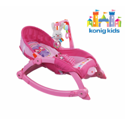 Ghế rung có nhạc và thanh đồ chơi vận động Konig Kids KK63560P