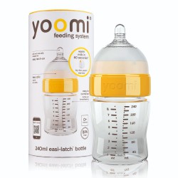  Bình sữa cao cấp PP Yoomi  240 ml + Củ ủ ấm