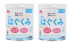 Combo 2 hộp sữa Morinaga Hagukumi số 0 (hàng nội địa Nhật Bản) 800g